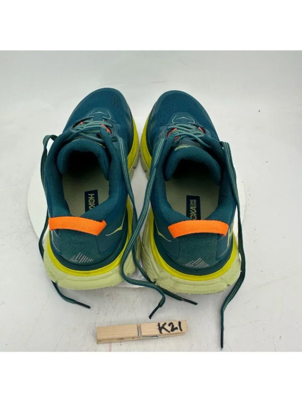 Hoka One One Stinson ATR 6 Men Size 12 1110506 BCBT Blue Coral Butterfly Shoes